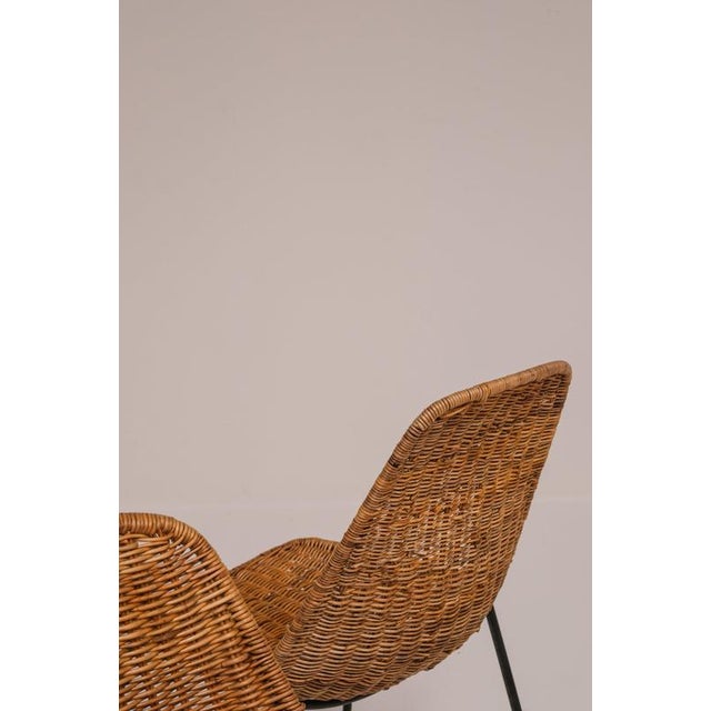 Basket Chairs by Gian Franco Legler, 1951, Set of 6 For Sale - Image 9 of 18