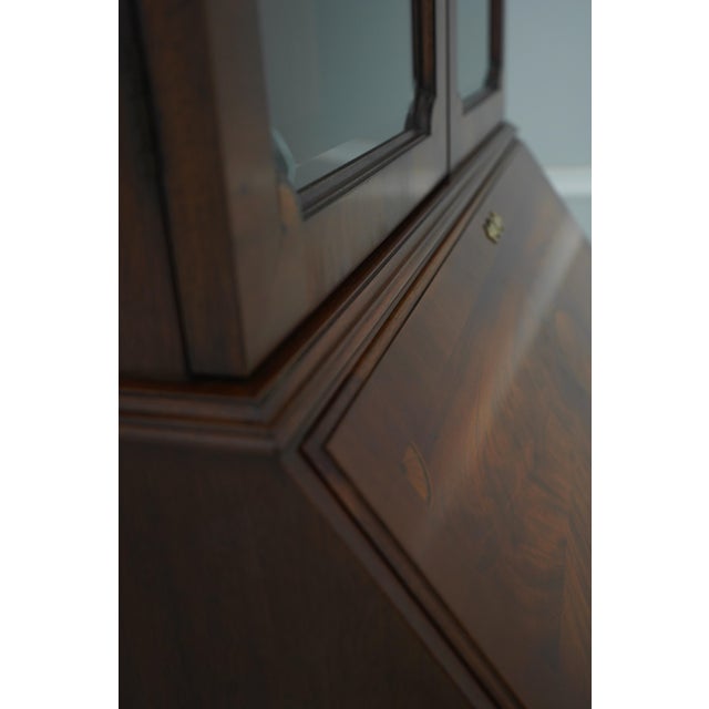 Hepplewhite Style Mahogany Drop Front Secretary Desk For Sale - Image 14 of 18