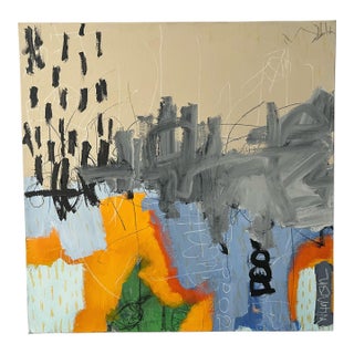 Abstract Painting by Artist Wyman Lancaster For Sale