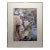 Late 20th Century Original Athy Mixed Media Decoupage Still Life Floral Painting For Sale