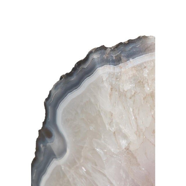Organic Modern Quartz, Amethyst and Agate Tall Sculpture For Sale - Image 14 of 18