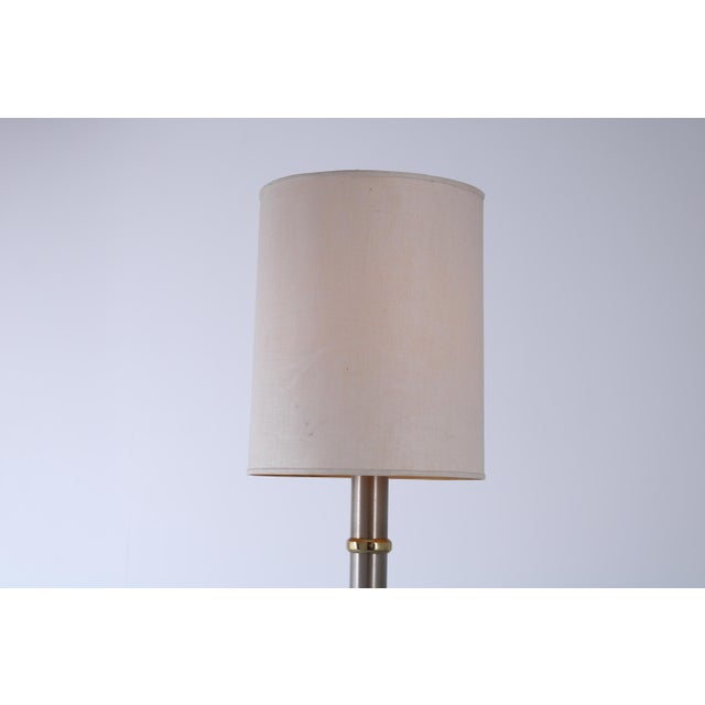 Steel and Brass Color Floor Lamp from Laurel, 1970s For Sale - Image 10 of 17