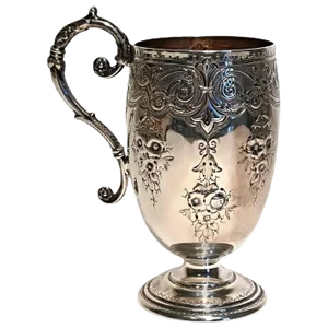 Vintage Silver Glass