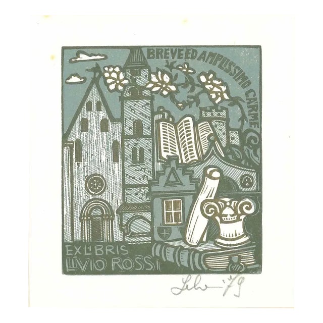 Livio Rossi, Original Woodcut, 1979 For Sale