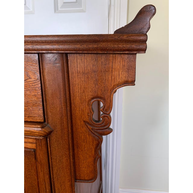 Vintage Chinoiserie Carved Chest For Sale - Image 11 of 18