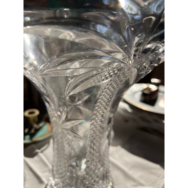 Beautiful crystal collection with candleholders to dress up your table. Heavy and substantial, this vase can hold a large...