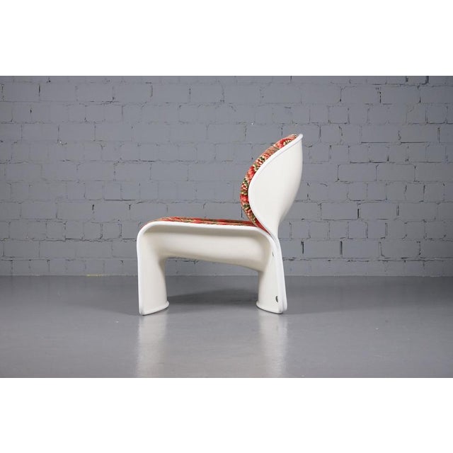 Textile Lotus Lounge Chair by Andre Vandenbeuck for Strässle International, 1970s For Sale - Image 7 of 18