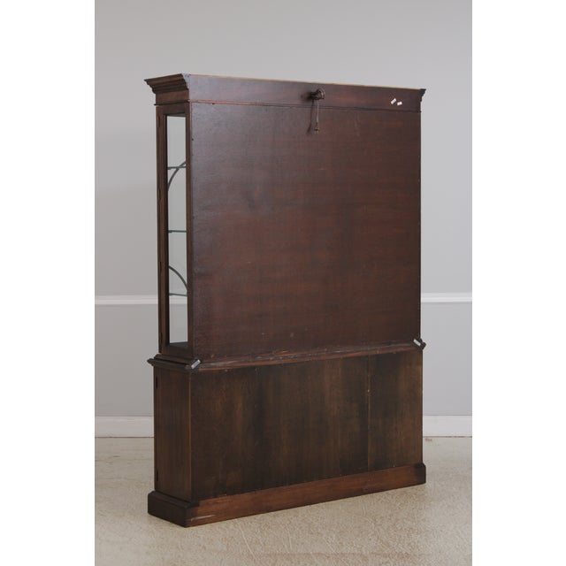 Stickley 3 Door Mahogany China Cabinet For Sale - Image 14 of 18