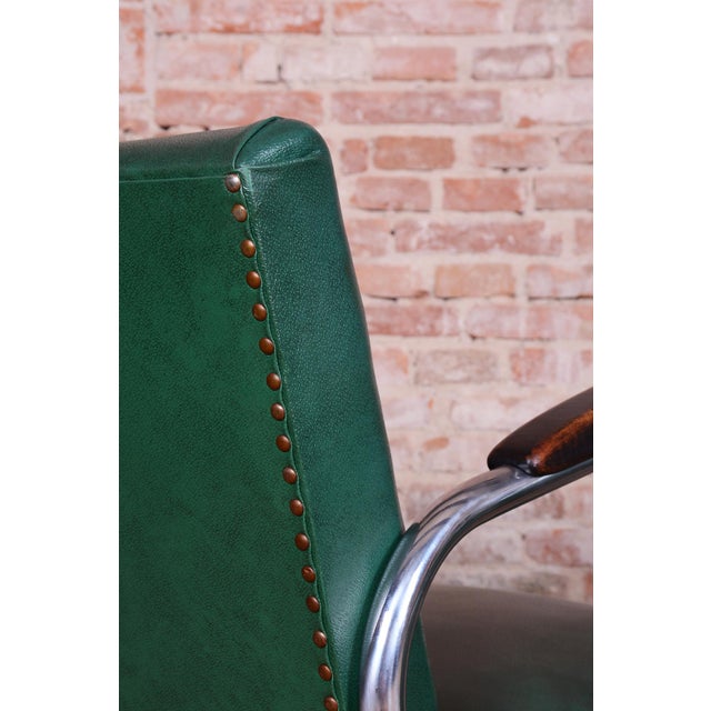 This exclusive pair of armchairs is a masterpiece of Bauhaus design, manufactured in Germany during the 1930s. They were...