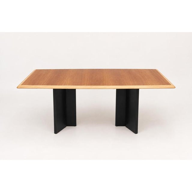Vintage MDF Wood Dining Table, 1990s For Sale - Image 7 of 8