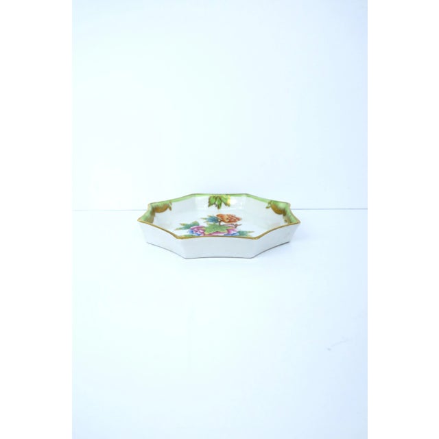 Traditional Herend Porcelain Jewelry Dish For Sale - Image 3 of 10