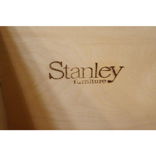 Brown Stanley Furniture Solid Cherry Contemporary Traditional 63" Double Dresser 23213 For Sale - Image 8 of 13