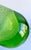 Green Art Glass Vase with Bubbles, Scandinavian, circa 1950's "Great Green Color"