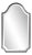 Kenneth Ludwig Chicago Bosworth Brished Titanium Shield Mirror For Sale