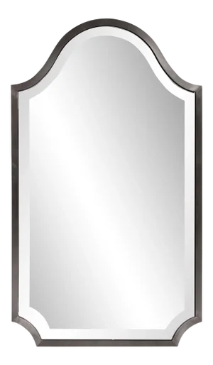 Kenneth Ludwig Chicago Bosworth Brished Titanium Shield Mirror