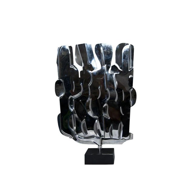 Spinning Sculpture - Original Steel Sculpture by Pietro Consagra - 1975 1975 For Sale - Image 7 of 7