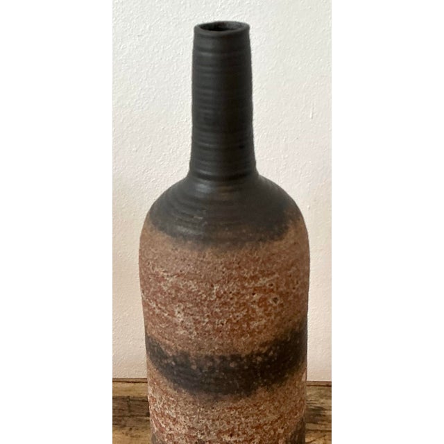 Vintage Original Studio Pottery Vase For Sale - Image 11 of 12