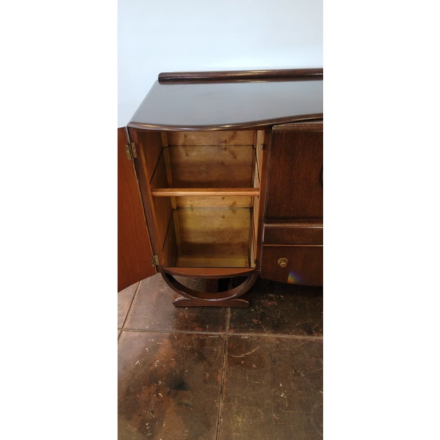 Beautility 1940s Art Deco Cocktail Cabinet Beautility Company Dry Bar For Sale - Image 4 of 14