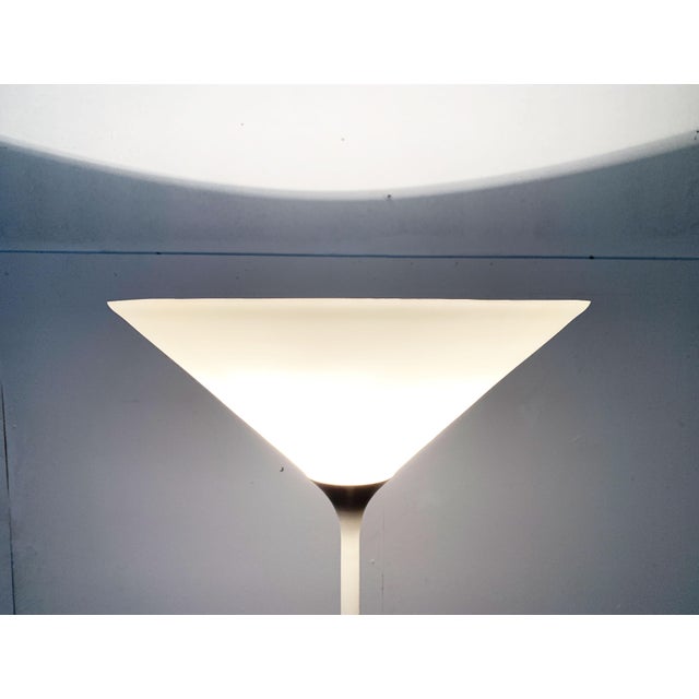 Ivory Mid-Century Swiss Minimalist Floor Lamp from Temde, 1960s For Sale - Image 8 of 18