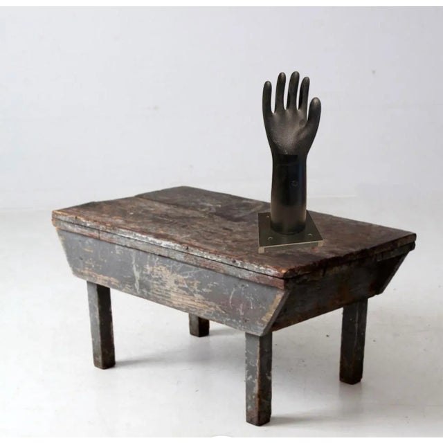 Vintage Hand Glove Mold for Wall Sculpture or Towel Holder, 16” High For Sale - Image 11 of 11