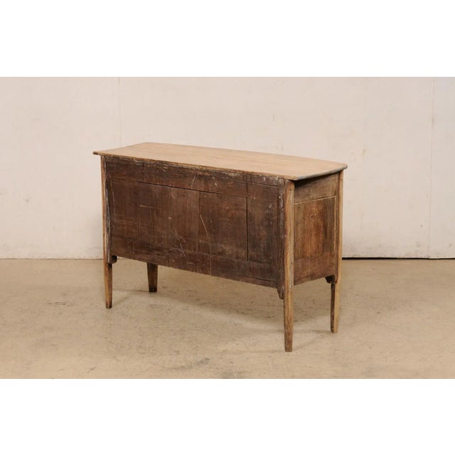 Wood Italian Bow-Front Carved-Wood Chest, 19th Century For Sale - Image 7 of 11