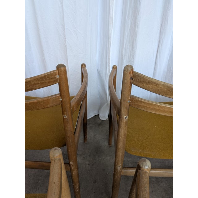Vintage Yugoslav Dining Chair from Stol Kamnik, 1970s, Set of 8 For Sale - Image 4 of 15