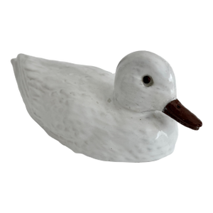 French Artisan Duck Sculpture Figurine