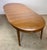 Mid Century Era Regency Federal Style Oval Walnut Dining Table by Baker Furniture For Sale - Image 10 of 12