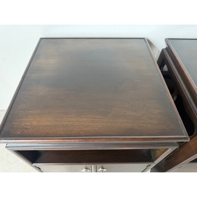 Michael Taylor for Baker Far East Collection Nightstands – A Pair For Sale - Image 9 of 17