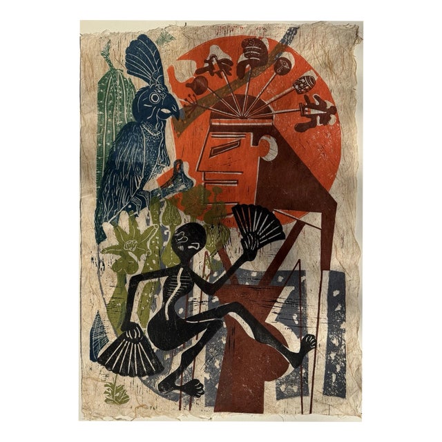 Skeleton, Parrot, 1973, Print For Sale