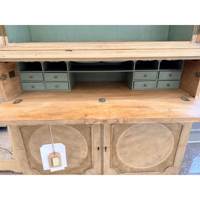 Century Furniture Century Furniture Monarch Buxton Hand Painted Secretary Cabinet Credenza For Sale - Image 4 of 12