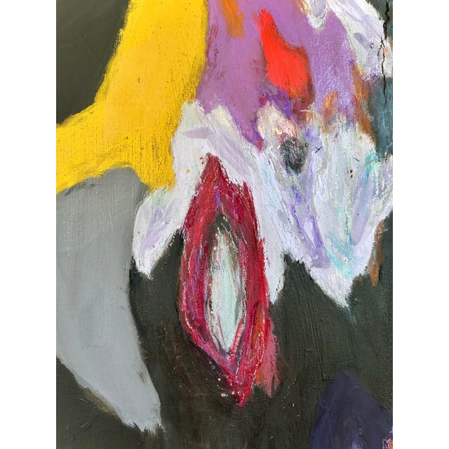 Textile Abstract Painting by Roderick Coles For Sale - Image 7 of 11