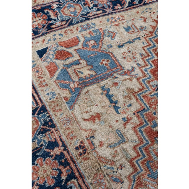 Vintage Heriz Rug 6'5 X 9'" For Sale - Image 4 of 11