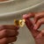 Vintage Diamond 14k Yellow Gold Heart Locket Pendant Necklace For Sale - Image 4 of 5