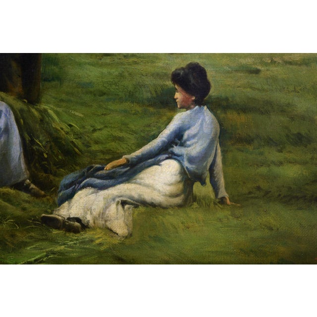 Emilio Pergola, Country Scene, Oil on Canvas, Late 1990s, Framed For Sale - Image 3 of 9