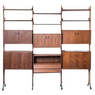 Mid-Century Italian Shelf attributed to Vittorio Dassi, 1960s For Sale