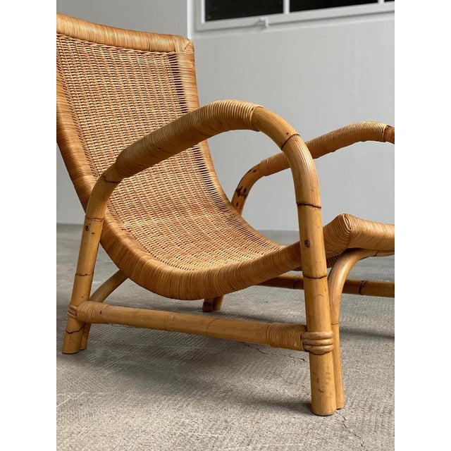 Rattan Bamboo Armchair from Arco, Germany, 1960s For Sale - Image 6 of 17