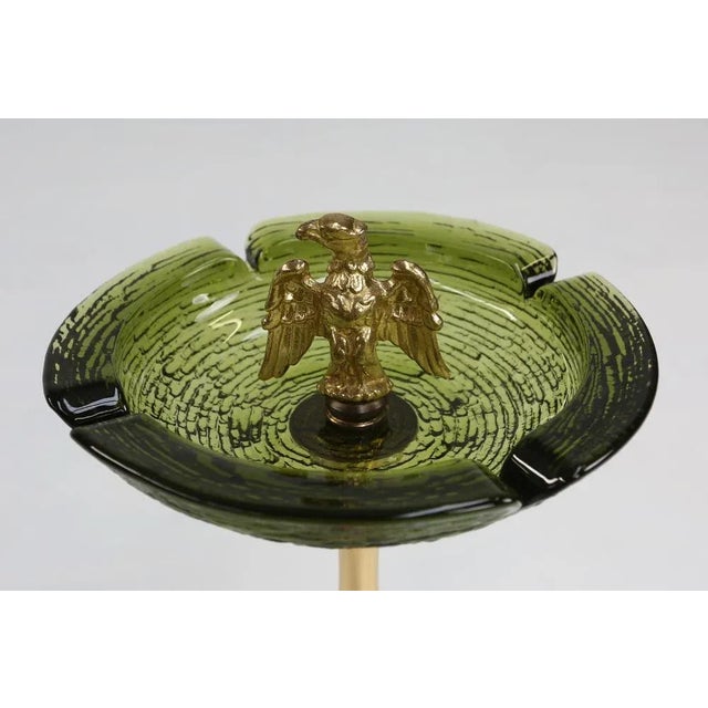 Metal Mid-Century Glass and Metal Ashtray, 1970s For Sale - Image 7 of 11