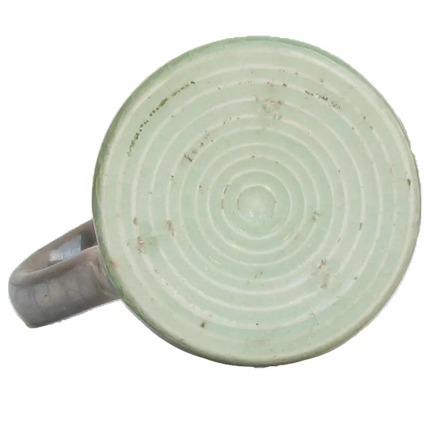 Victorian 19thC. Transferware Mug Match Striker For Sale - Image 3 of 4