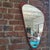 Irregular Teak Mirror, Denmark, 1960s For Sale - Image 4 of 4