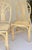 Vintage Blonde Rattan Glass Top Table and 4 Side Chairs-Set of 5 For Sale - Image 11 of 12