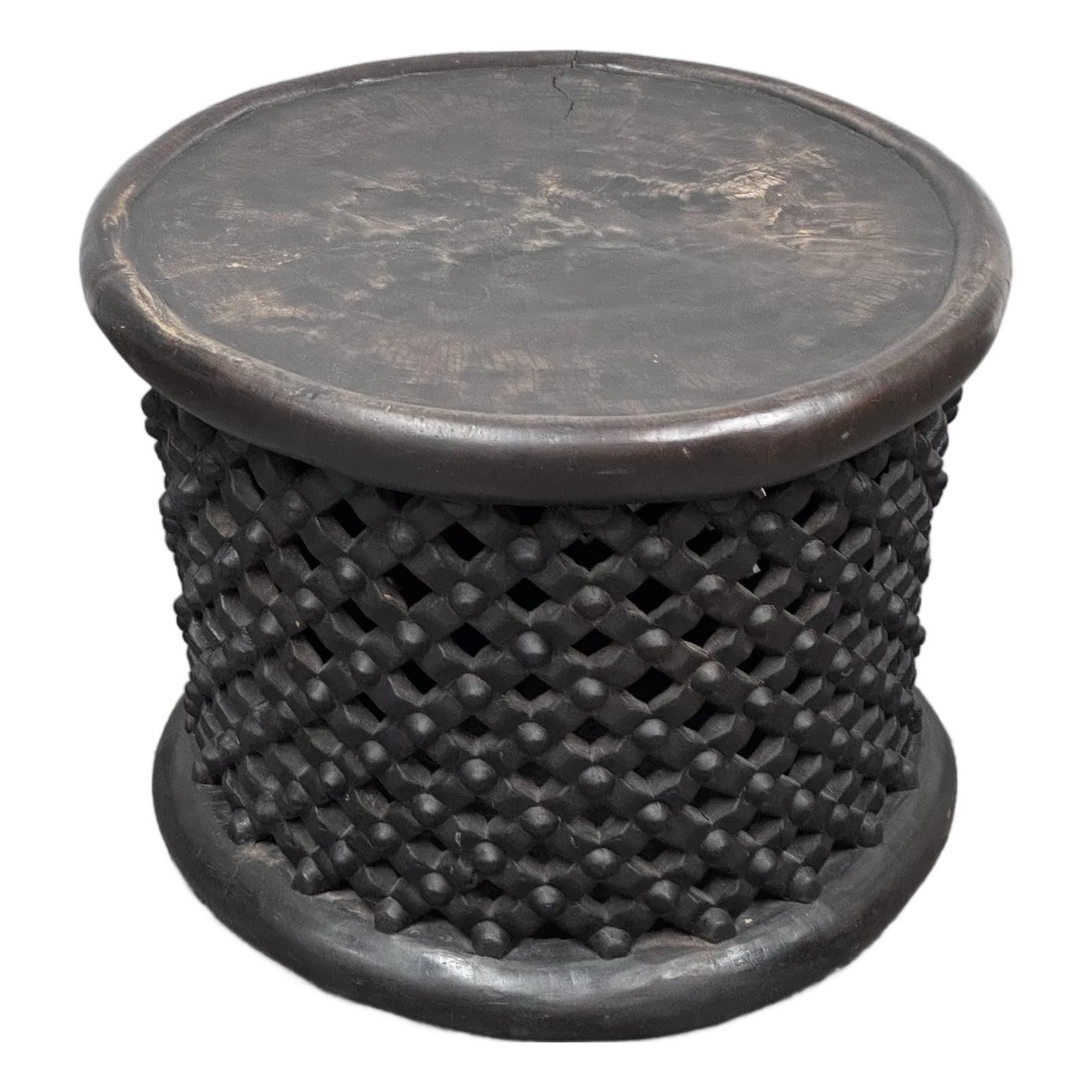 Bamileke King Stool Table | Chairish