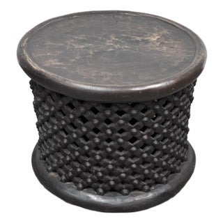 Bamileke King Stool Table For Sale