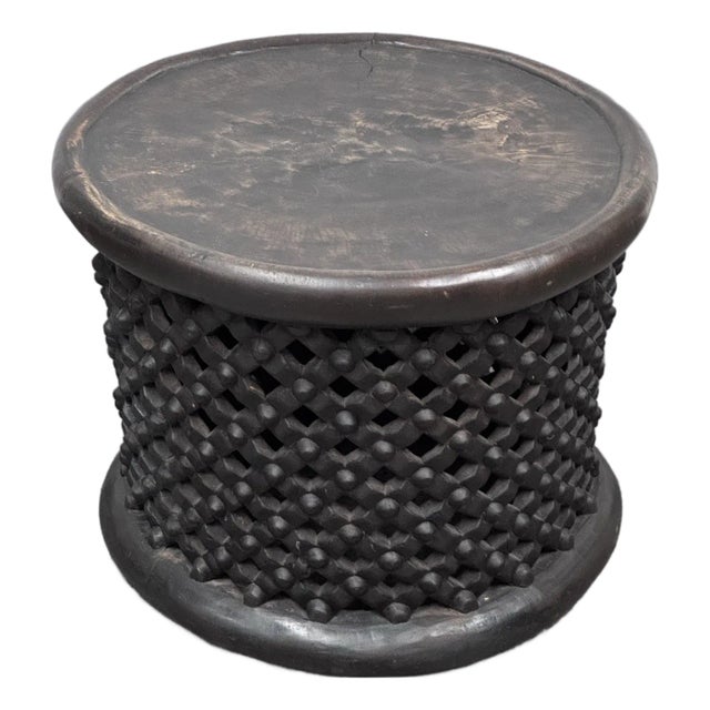Bamileke King Stool Table For Sale