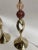 Metal Murano Crystal & Bronze Lamps, Set of 2 For Sale - Image 7 of 9