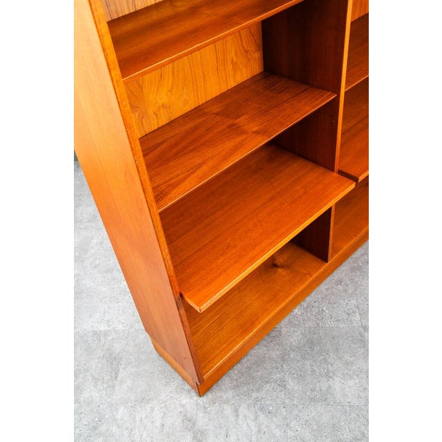 Wood 1960s Bookshelf Book Shelf Shelving Modular Poul Hundevad Teak, Attributed For Sale - Image 7 of 12