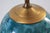 Mid 20th Century Vintage Teal Glazed Ceramic Table Lamp For Sale - Image 5 of 11