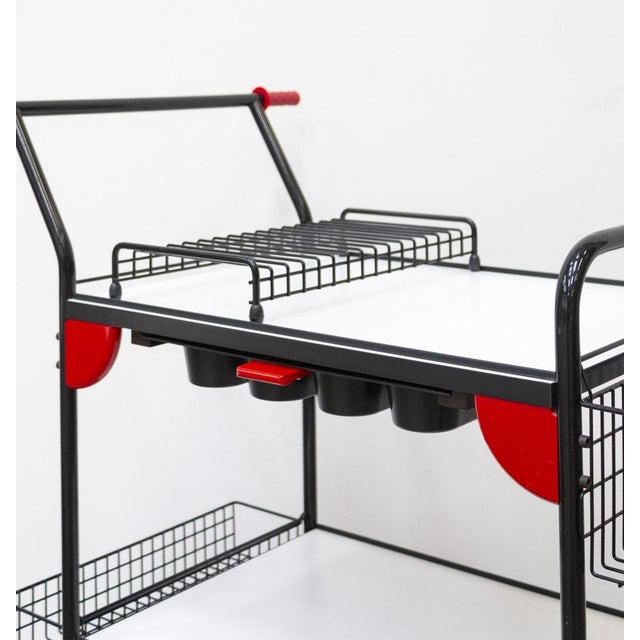 Casamania Trolley in Lacquered Metal from Frezza For Sale - Image 15 of 18