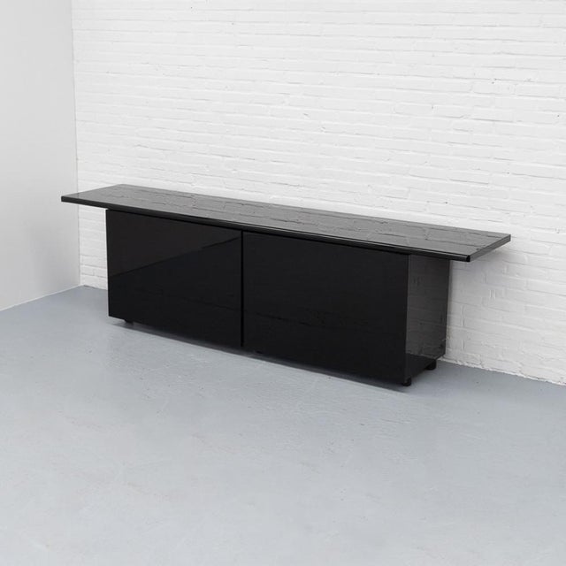 Postmodern Italian High-Gloss Sideboard, 1980s For Sale - Image 3 of 18