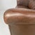 Italian Art Deco Brown Leather 2-Seater Sofa from Saracchi, 1930s For Sale - Image 10 of 18